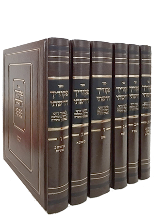 פקודיך דרשתי - ו' כרכים - הרב איתי אליצור 